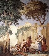 TIEPOLO, Giovanni Domenico Family Meal  kjh Germany oil painting reproduction